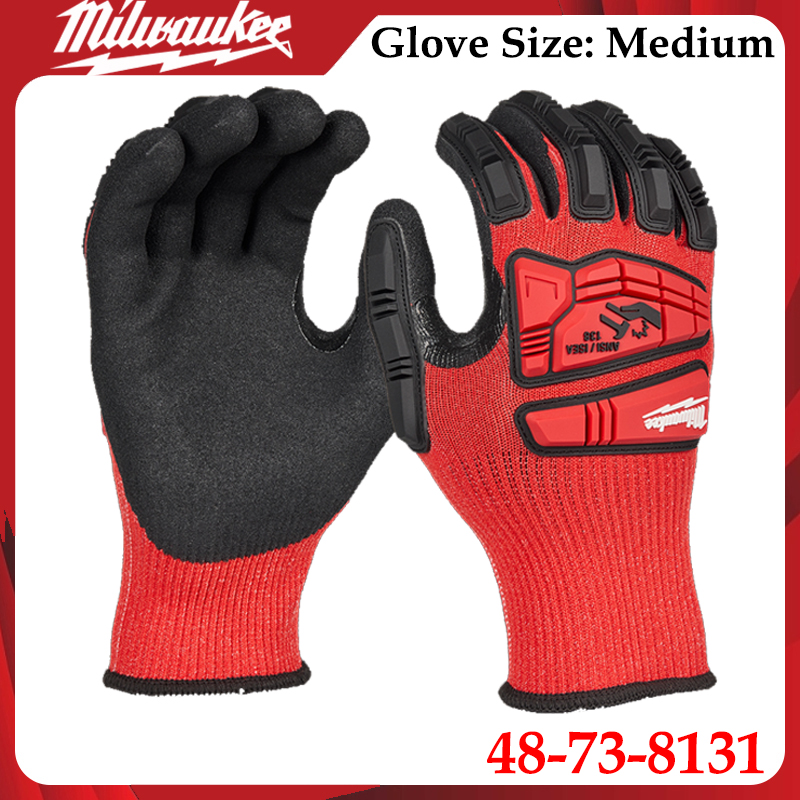 Milwaukee 48-73-8131 Medium Im - đánh giá và giá Work Glove Impact